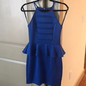 Royal Blue Dress.